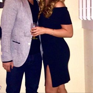 BCBG Off the shoulder dress